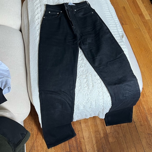 Helmut Lang high rise straight leg jeans - Picture 3 of 5